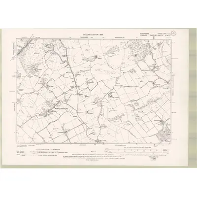 1894 Map of Perth and Clackmannan Sheet CXX.NE, 1896 Print
