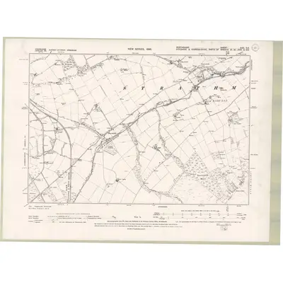 1894 Map of Perth and Clackmannan Sheet CXX.SE, 1896 Print