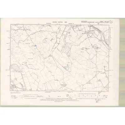 1894 Map of Perth and Clackmannan Sheet CXX.SW, 1896 Print