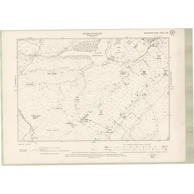 1898 Map of Perth and Clackmannan Sheet CXXIII.SW, 1901 Print