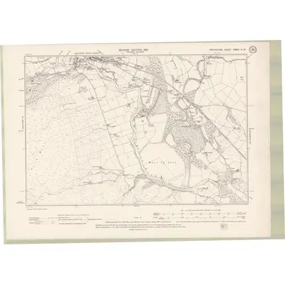 1899 Map of Perth and Clackmannan Sheet CXXIV.NW, 1901 Print