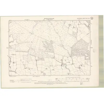 1898 Map of Perth and Clackmannan Sheet CXXIV.SW, 1901 Print