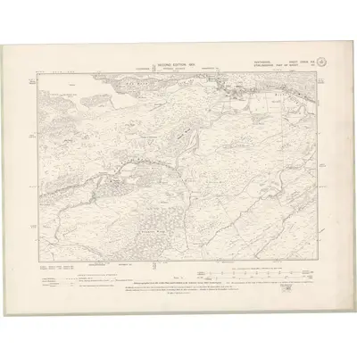1898 Map of Perth and Clackmannan Sheet CXXIX.NE, 1901 Print