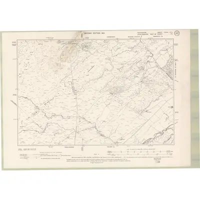 1898 Map of Perth and Clackmannan Sheet CXXIX.SE, 1901 Print