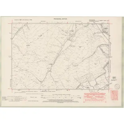 1948 Map of Perth and Clackmannan Sheet CXXVII.SE, 1950 Print