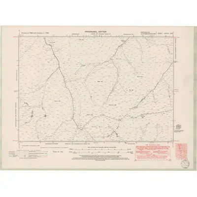1948 Map of Perth and Clackmannan Sheet CXXVII.SW, 1950 Print