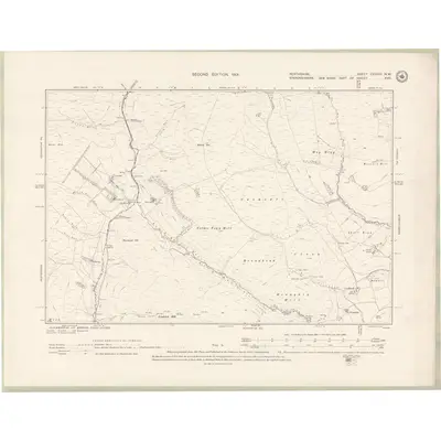 1899 Map of Perth and Clackmannan Sheet CXXVIII.NW, 1901 Print