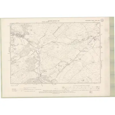 1898 Map of Perth and Clackmannan Sheet CXXX.NW, 1901 Print