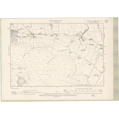 1899 Map of Perth and Clackmannan Sheet CXXXI.NW, 1901 Print