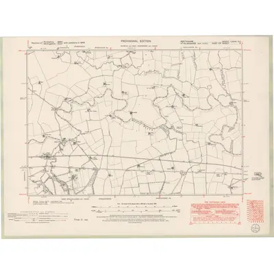 1946 Map of Perth and Clackmannan Sheet CXXXI.SE, 1951 Print