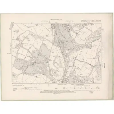 1899 Map of Perth and Clackmannan Sheet CXXXII.NE, 1901 Print