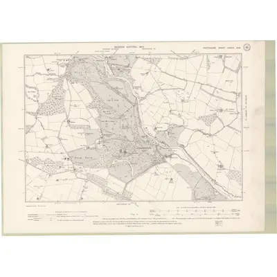 1899 Map of Perth and Clackmannan Sheet CXXXII.NW, 1901 Print