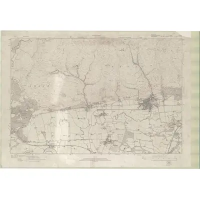 1911 Map of Perth and Clackmannan Sheet CXXXIII, 1924 Print