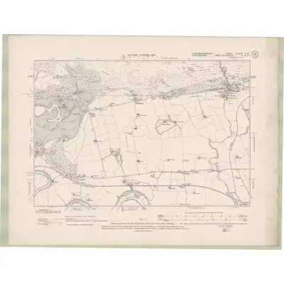 1899 Map of Perth and Clackmannan Sheet CXXXIII.SW, 1901 Print
