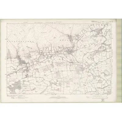 1920 Map of Perth and Clackmannan Sheet CXXXIV, 1924 Print