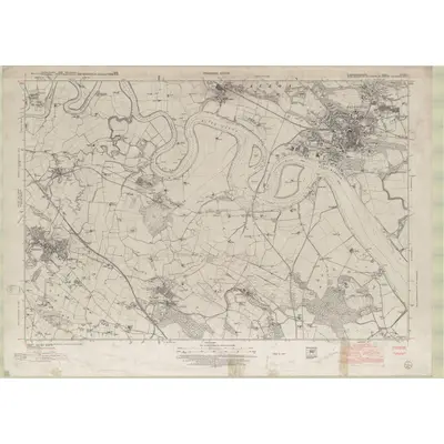 1948 Map of Perth and Clackmannan Sheet CXXXIX, 1952 Print