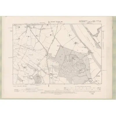 1899 Map of Perth and Clackmannan Sheet CXXXIX.SE, 1901 Print