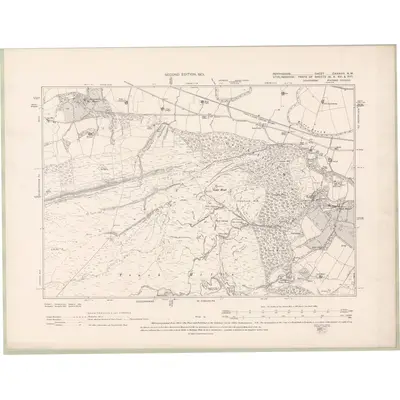 1899 Map of Perth and Clackmannan Sheet CXXXVIII.NW, 1901 Print
