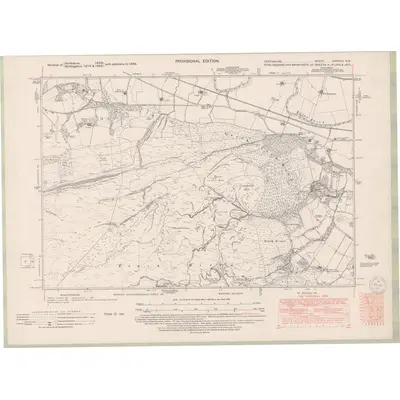 1948 Map of Perth and Clackmannan Sheet CXXXVIII.NW, 1950 Print