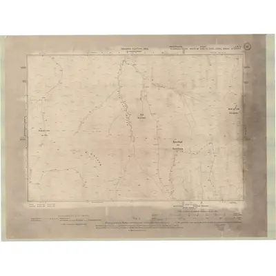 1898 Map of Perth and Clackmannan Sheet I.SE, 1901 Print
