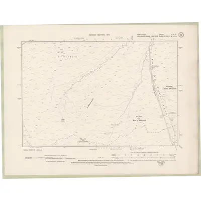 1898 Map of Perth and Clackmannan Sheet IX.NE, 1901 Print