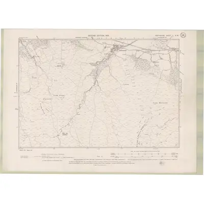 1899 Map of Perth and Clackmannan Sheet L.NW, 1901 Print