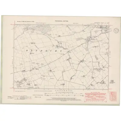 1938 Map of Perth and Clackmannan Sheet LIII.SW, 1948 Print