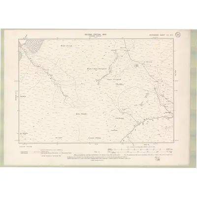1898 Map of Perth and Clackmannan Sheet LIX.SE, 1900 Print