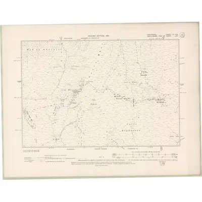 1898 Map of Perth and Clackmannan Sheet LV.NE, 1901 Print