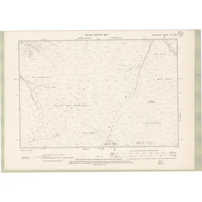 1898 Map of Perth and Clackmannan Sheet LVII.SW, 1900 Print