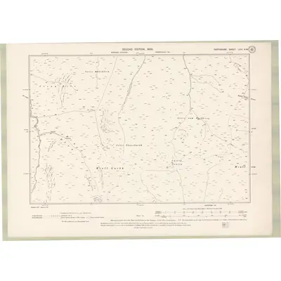1898 Map of Perth and Clackmannan Sheet LVIII.NW, 1900 Print