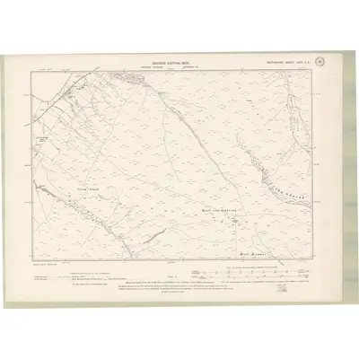 1898 Map of Perth and Clackmannan Sheet LXIX.SE, 1900 Print