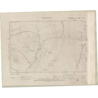 1898 Map of Perth and Clackmannan Sheet LXVI.NW, 1901 Print