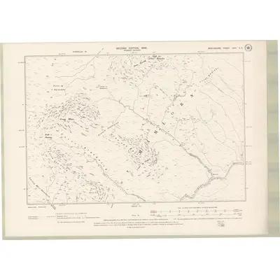 1898 Map of Perth and Clackmannan Sheet LXVI.SE, 1900 Print