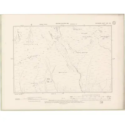 1898 Map of Perth and Clackmannan Sheet LXVII.NE, 1901 Print