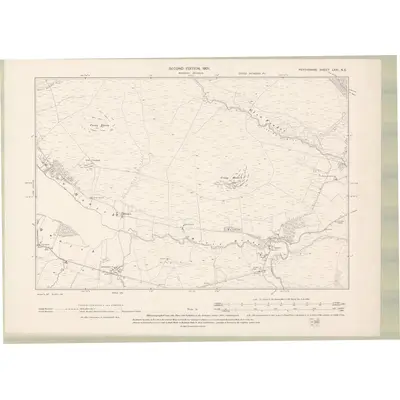 1898 Map of Perth and Clackmannan Sheet LXXI.NE, 1901 Print