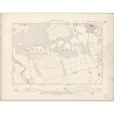 1899 Map of Perth and Clackmannan Sheet LXXIII.NE, 1901 Print