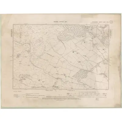 1899 Map of Perth and Clackmannan Sheet LXXIII.NW, 1901 Print