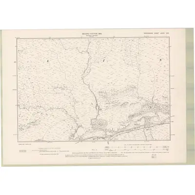 1898 Map of Perth and Clackmannan Sheet LXXIX.SW, 1901 Print