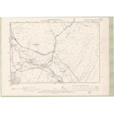 1898 Map of Perth and Clackmannan Sheet LXXVIII.SW, 1900 Print