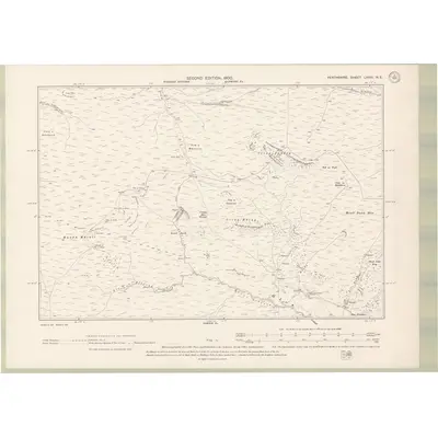 1898 Map of Perth and Clackmannan Sheet LXXXI.NE, 1900 Print