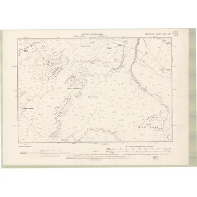 1898 Map of Perth and Clackmannan Sheet LXXXI.NW, 1900 Print