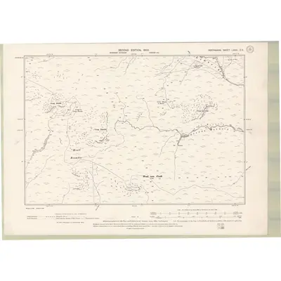 1898 Map of Perth and Clackmannan Sheet LXXXI.SE, 1900 Print