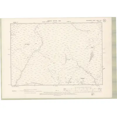 1898 Map of Perth and Clackmannan Sheet LXXXI.SW, 1900 Print