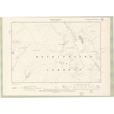 1898 Map of Perth and Clackmannan Sheet LXXXII.SE, 1901 Print