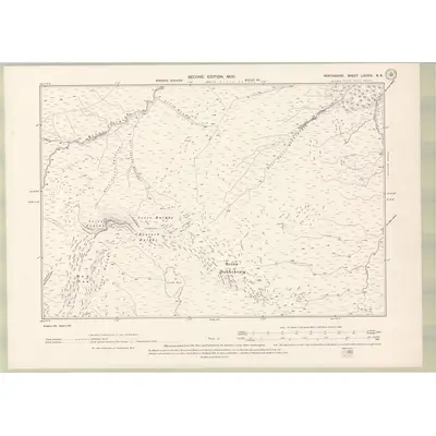 1898 Map of Perth and Clackmannan Sheet LXXXIX.NE, 1900 Print