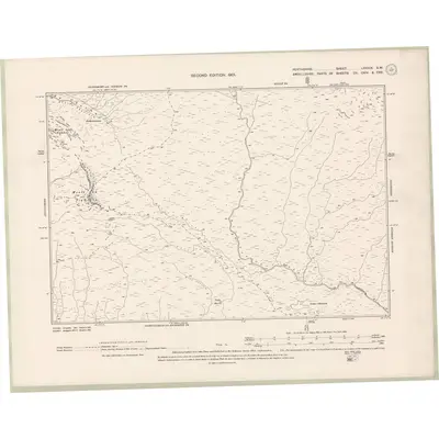 1898 Map of Perth and Clackmannan Sheet LXXXIX.SW, 1901 Print