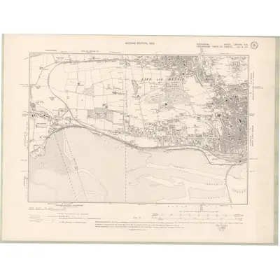 1898 Map of Perth and Clackmannan Sheet LXXXVIII.NE, 1903 Print