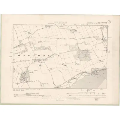1898 Map of Perth and Clackmannan Sheet LXXXVIII.NW, 1902 Print