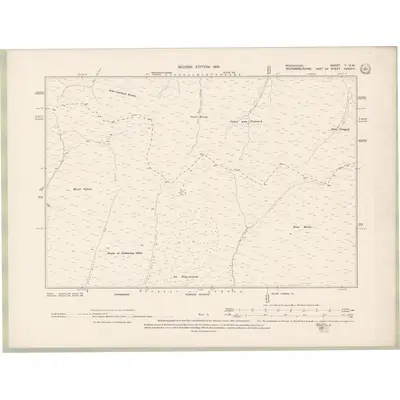 1898 Map of Perth and Clackmannan Sheet V.NW, 1901 Print